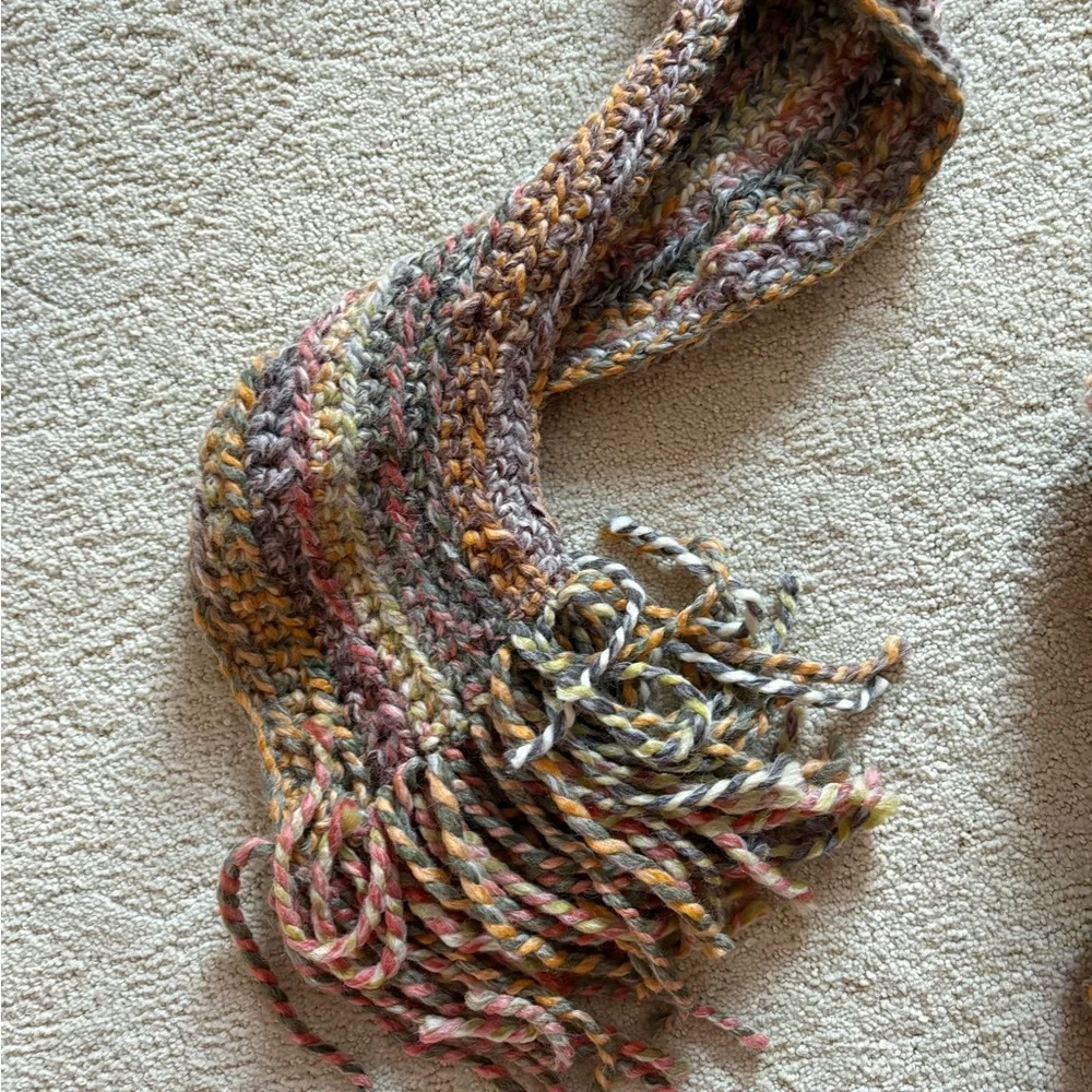 Multicolor handmade crochet Scarf